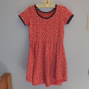 June & January red and white polka dot swing dress
